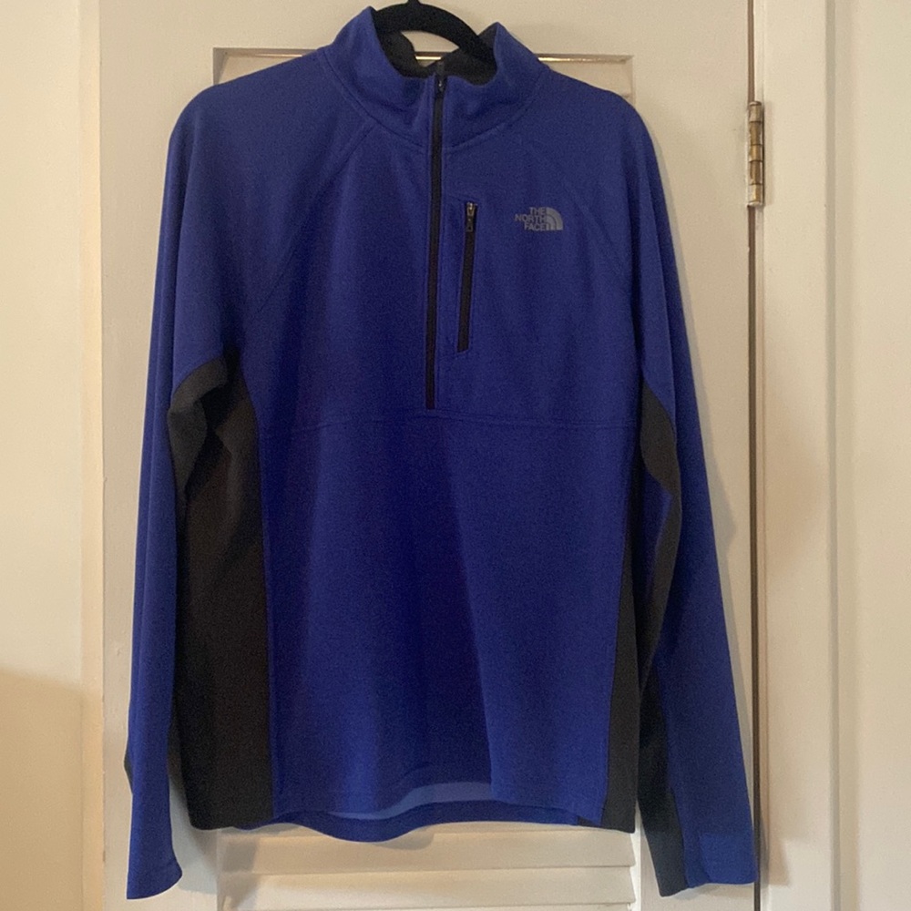 The North Face Blue/Gray Half Zip
